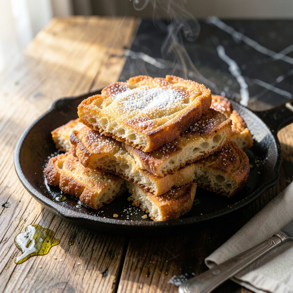 Simple Fried Bread Recipe: Crispy Golden Brown in Minutes illustration with key details