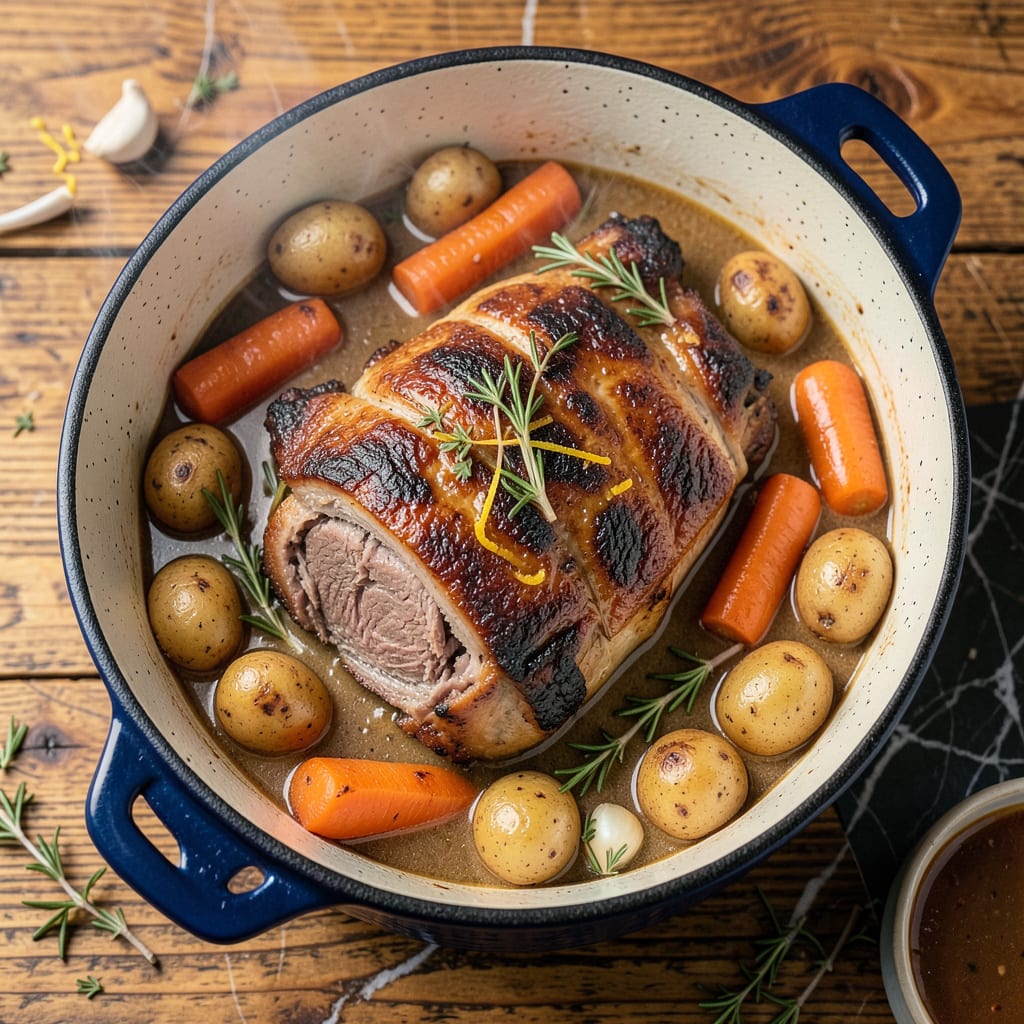 Complete Slow Cooker Pot Roast Recipe: All Day Braised Beef with Root Vegetable Richness overview image