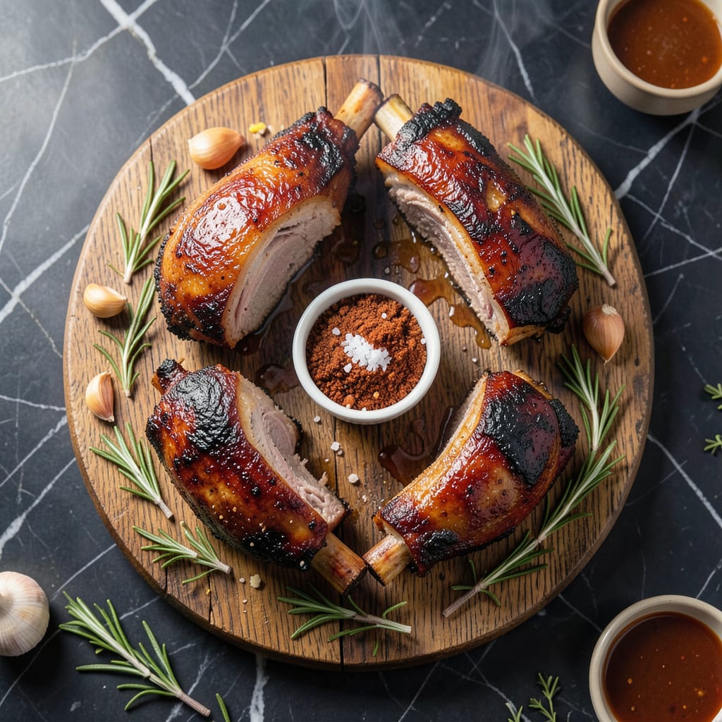 Comprehensive smoked pork hocks recipe visual reference