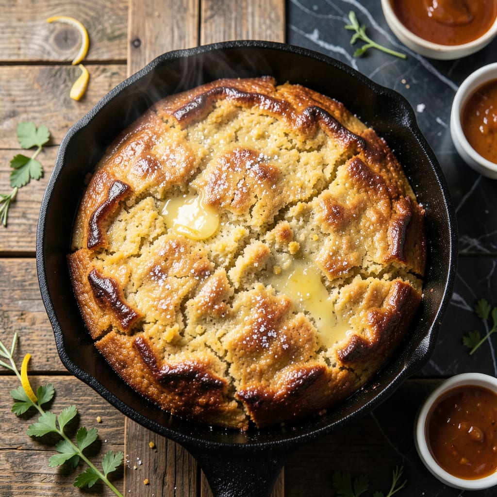 Smokey Bones Cornbread Recipe: Buttery Sweetness With a Smoky Crust detailed visual guide