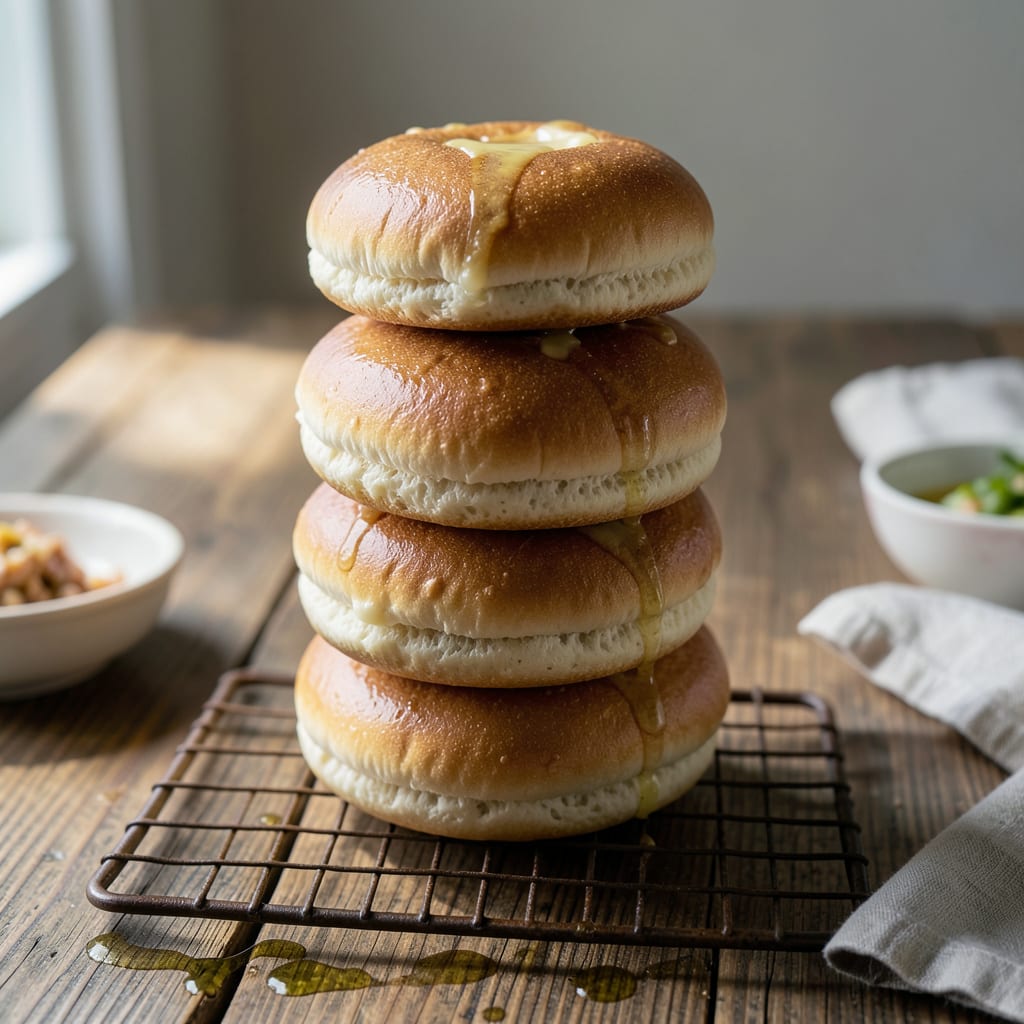 Soft Burger Bun Recipe: Pillowy Texture for Perfect Sandwiches example with annotations