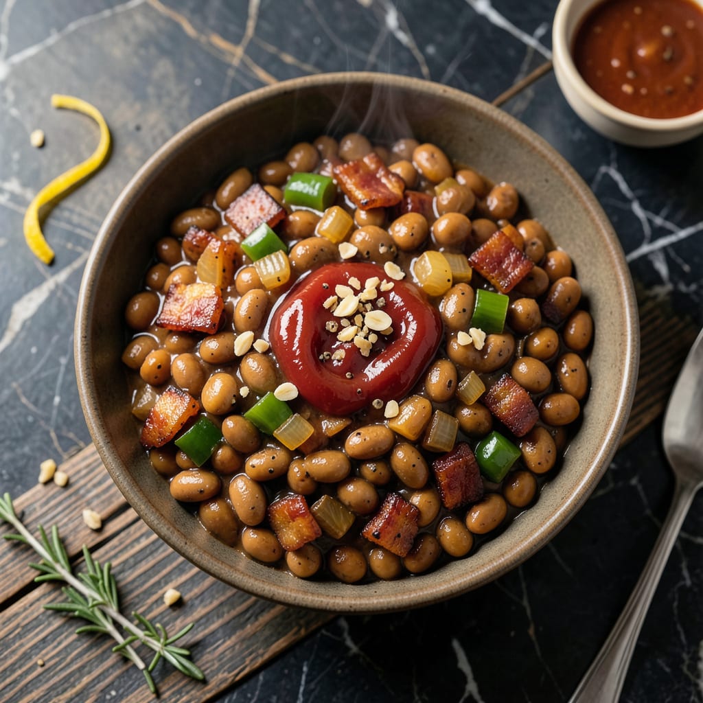 Comprehensive sonnys bbq baked beans recipe visual reference