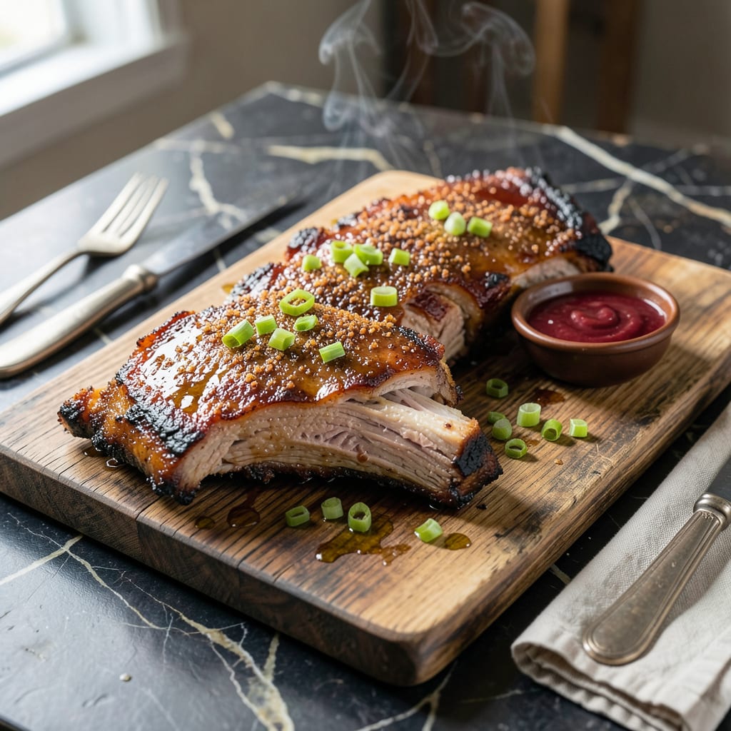Visual representation of St Louis Ribs Oven Recipe: Fall Off The Bone Tenderness Without The Smoker