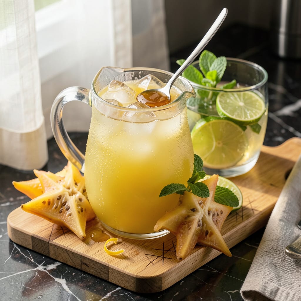 Complete Star Fruit Juice Recipe: Tropical Refreshment in Every Sip overview image