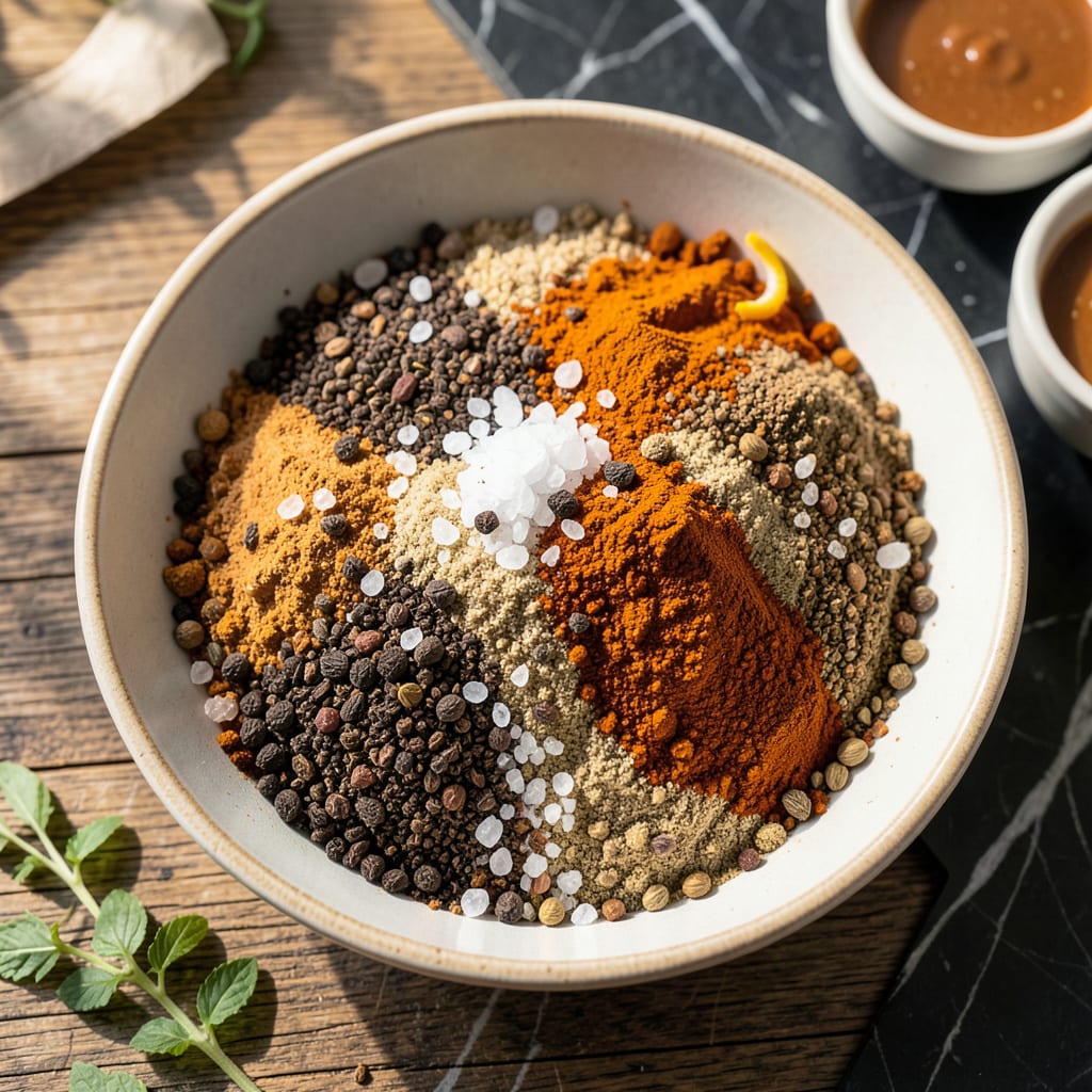 steak and shake seasoning recipe example with annotations