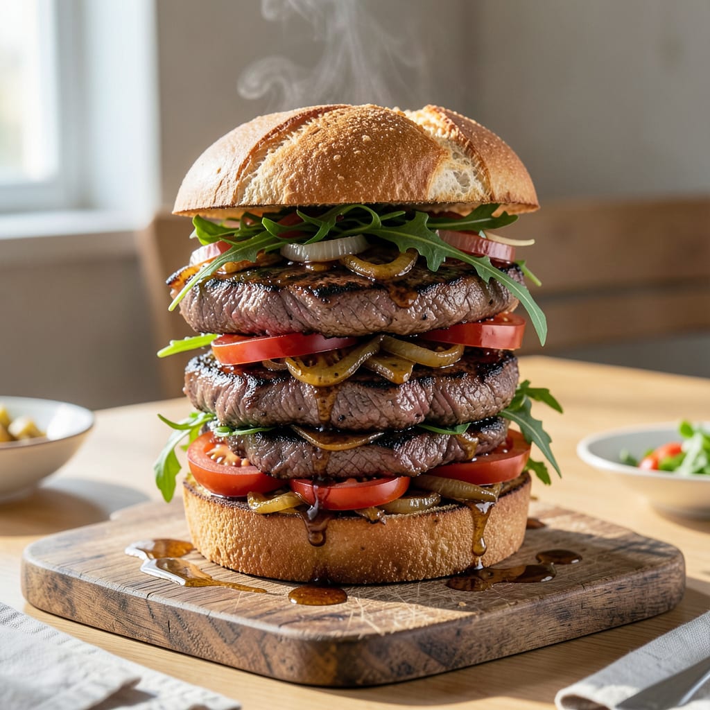Steak Sandwich Marinade Recipe: Bold Flavor for Tender Beef example with annotations