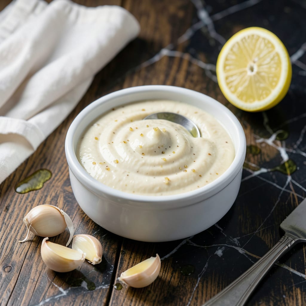 Subway Garlic Aioli Recipe: Creamy Copycat for Sandwich Perfection illustration with key details