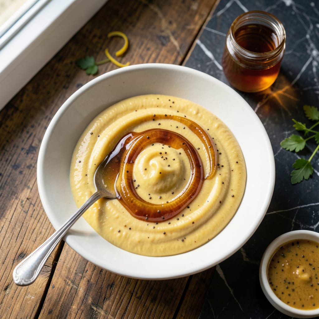 Visual representation of Subway Honey Mustard Recipe: Tangy Sweet Dipping Sauce for Sandwiches
