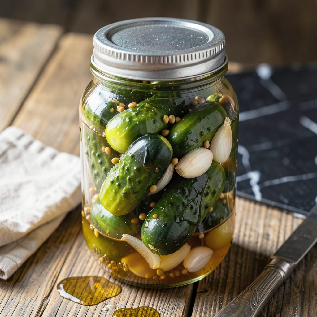 Sweet And Sour Pickles Canning Recipe: Tangy Crunch in Every Jar illustration with key details