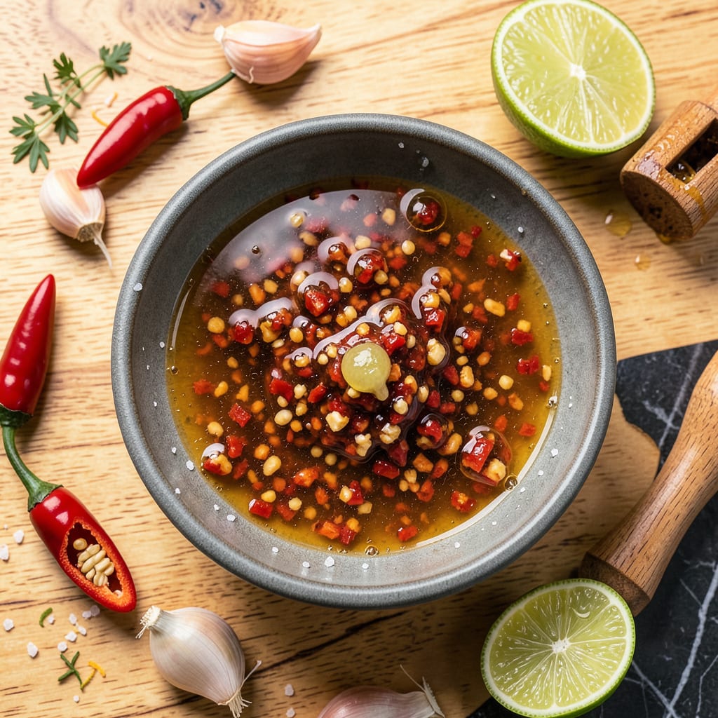 Sweet Chili Lime Sauce Recipe: Tangy, Spicy Dipping Magic in Minutes illustration with key details