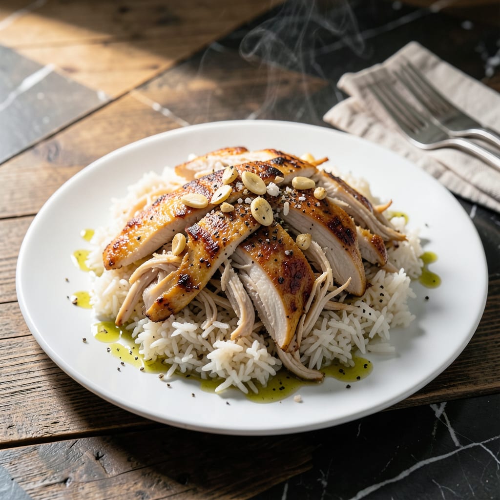 sweet sue shredded chicken recipe illustration with key details