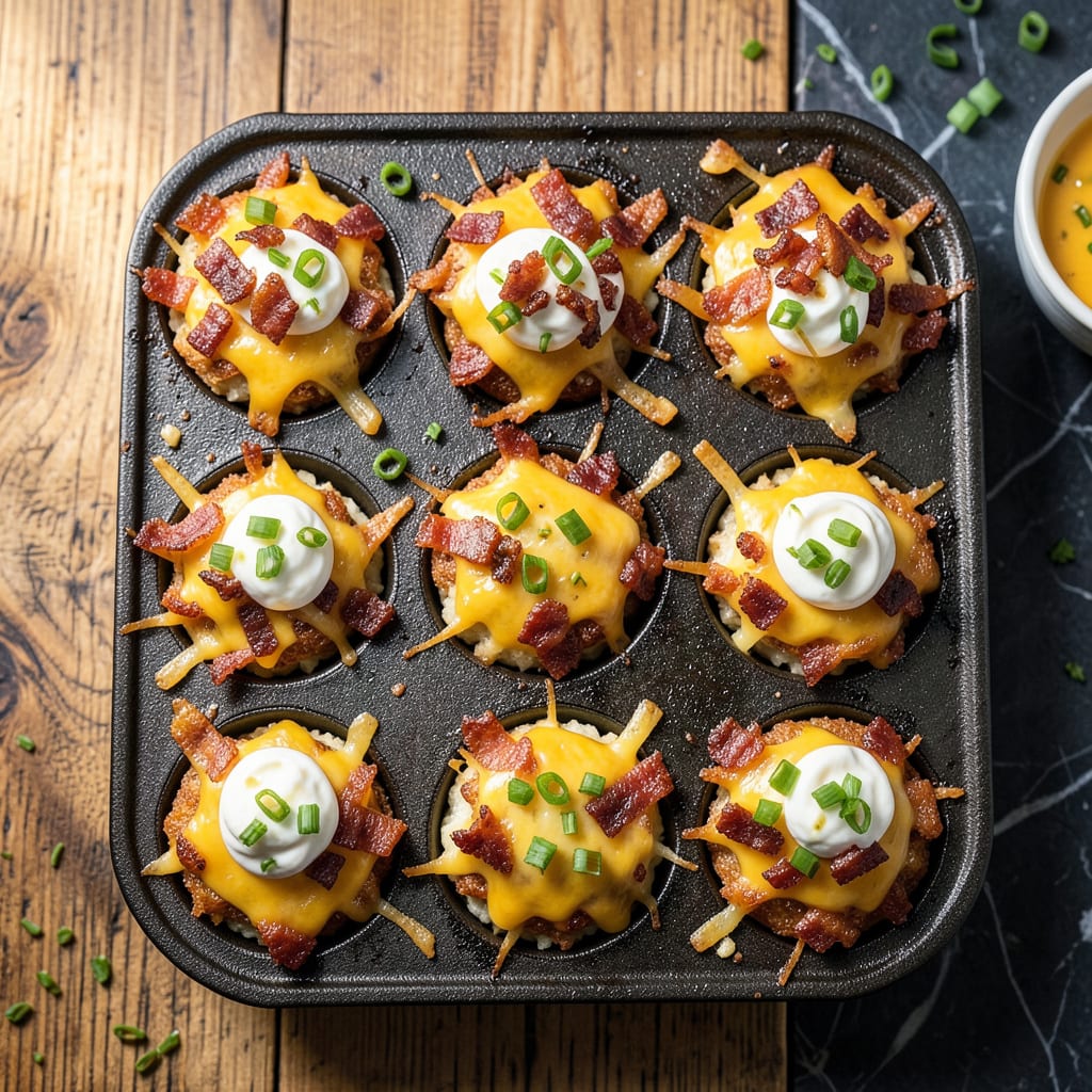 Comprehensive Tater Shots Recipe: Crispy Potato Bites With Cheesy Centers visual reference