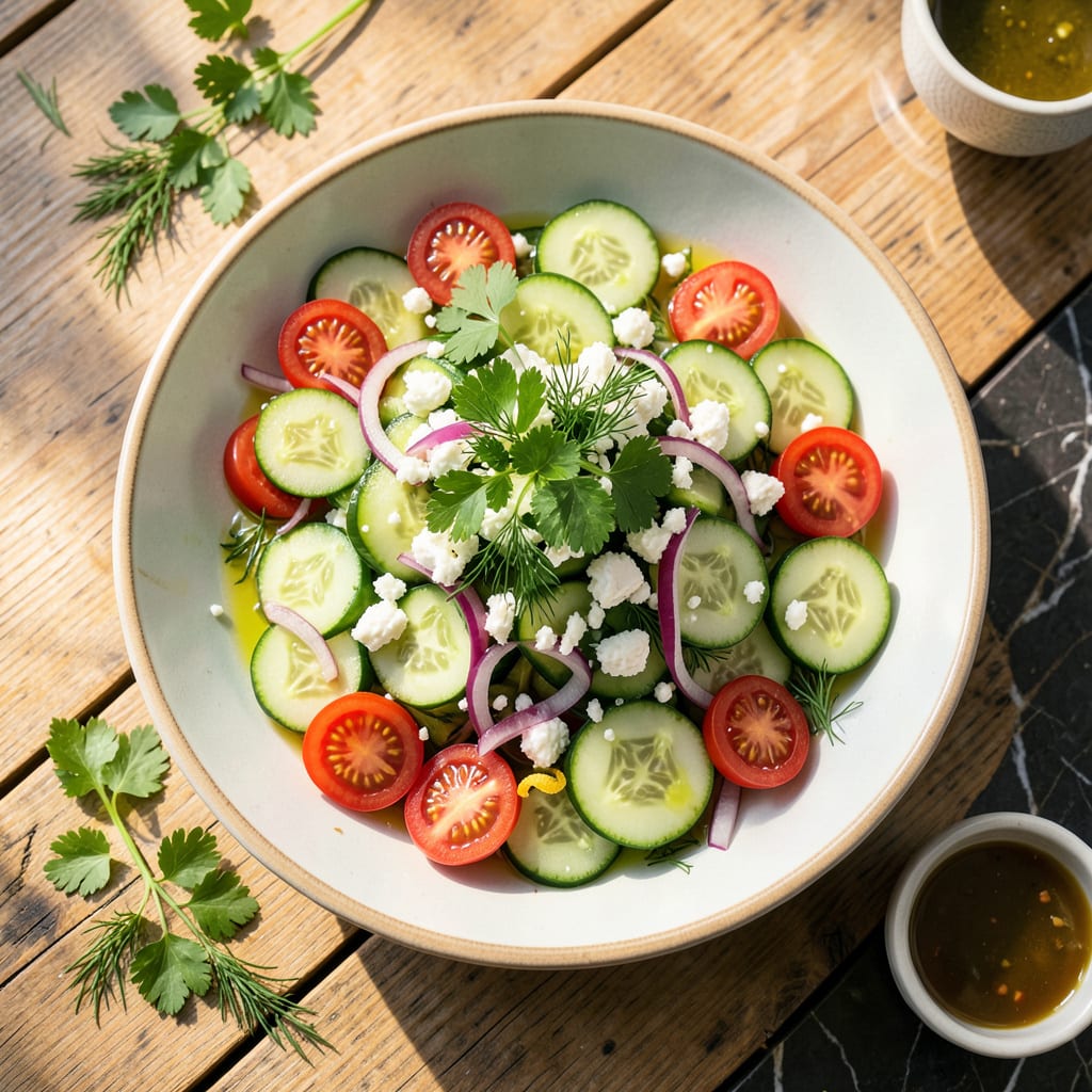 Taziki’s Cucumber Tomato Salad Recipe: Fresh Greek-Inspired Crunch