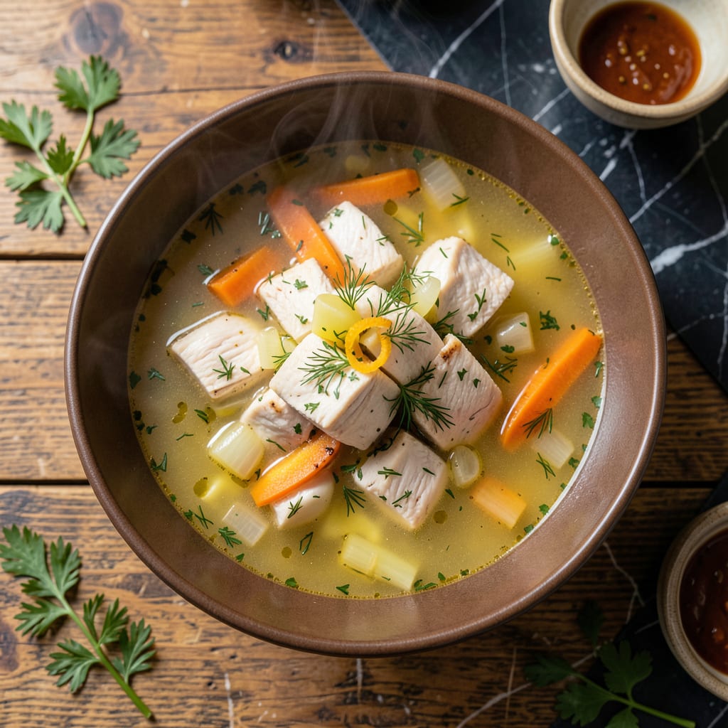 Taziki's Lemon Chicken Soup Recipe: Greek Inspired Citrus Comfort detailed visual guide