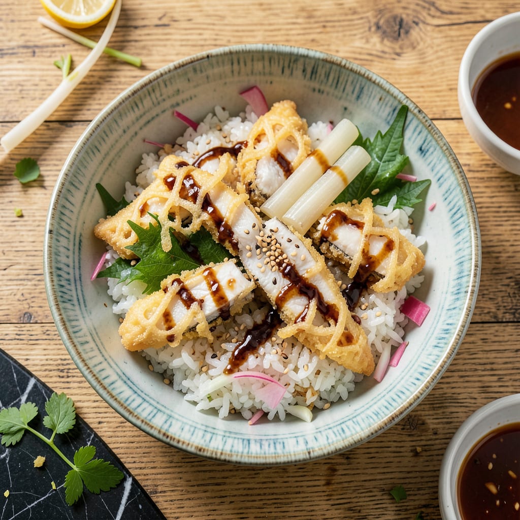 Tempura Cod Recipe: Crispy Light Batter With Flaky Fish Inside illustration with key details