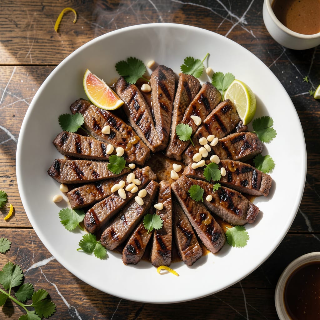 Tender Skirt Steak Recipe: Sizzling Grillhouse Flavor at Home example with annotations