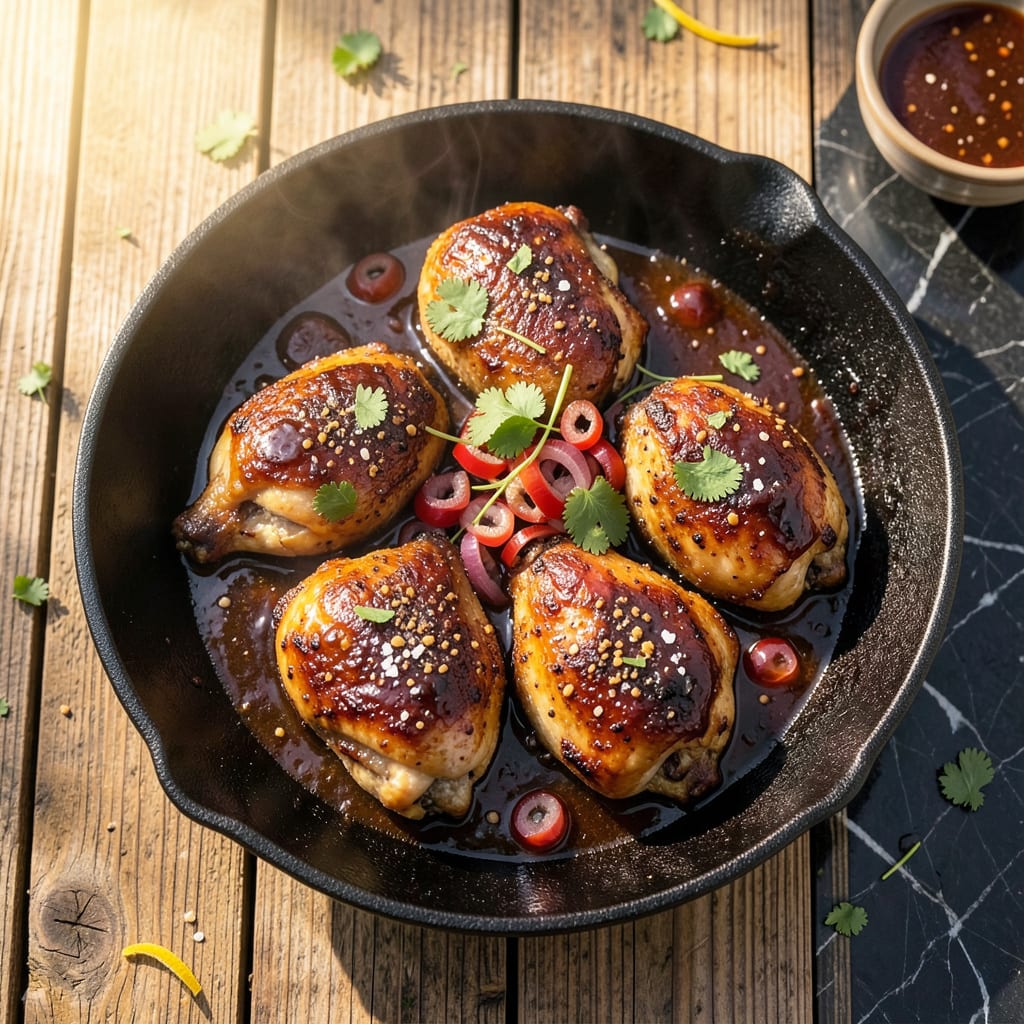 Texas Roadhouse BBQ Chicken Recipe: Fall Off the Bone Smoky Sweetness illustration with key details