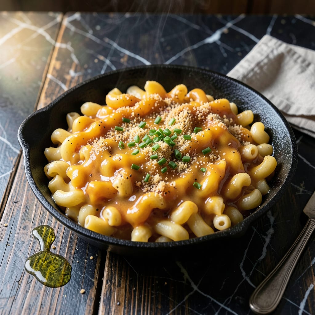 Texas Roadhouse Mac and Cheese Recipe: Copycat Creamy Cheese Blend example with annotations
