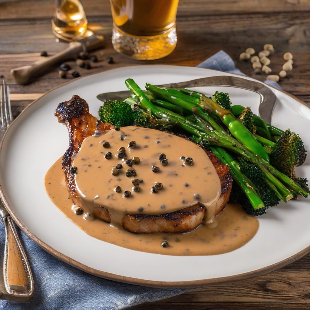 Texas Roadhouse Pork Chop Peppercorn Sauce Recipe: Restaurant Style Perfection example with annotations