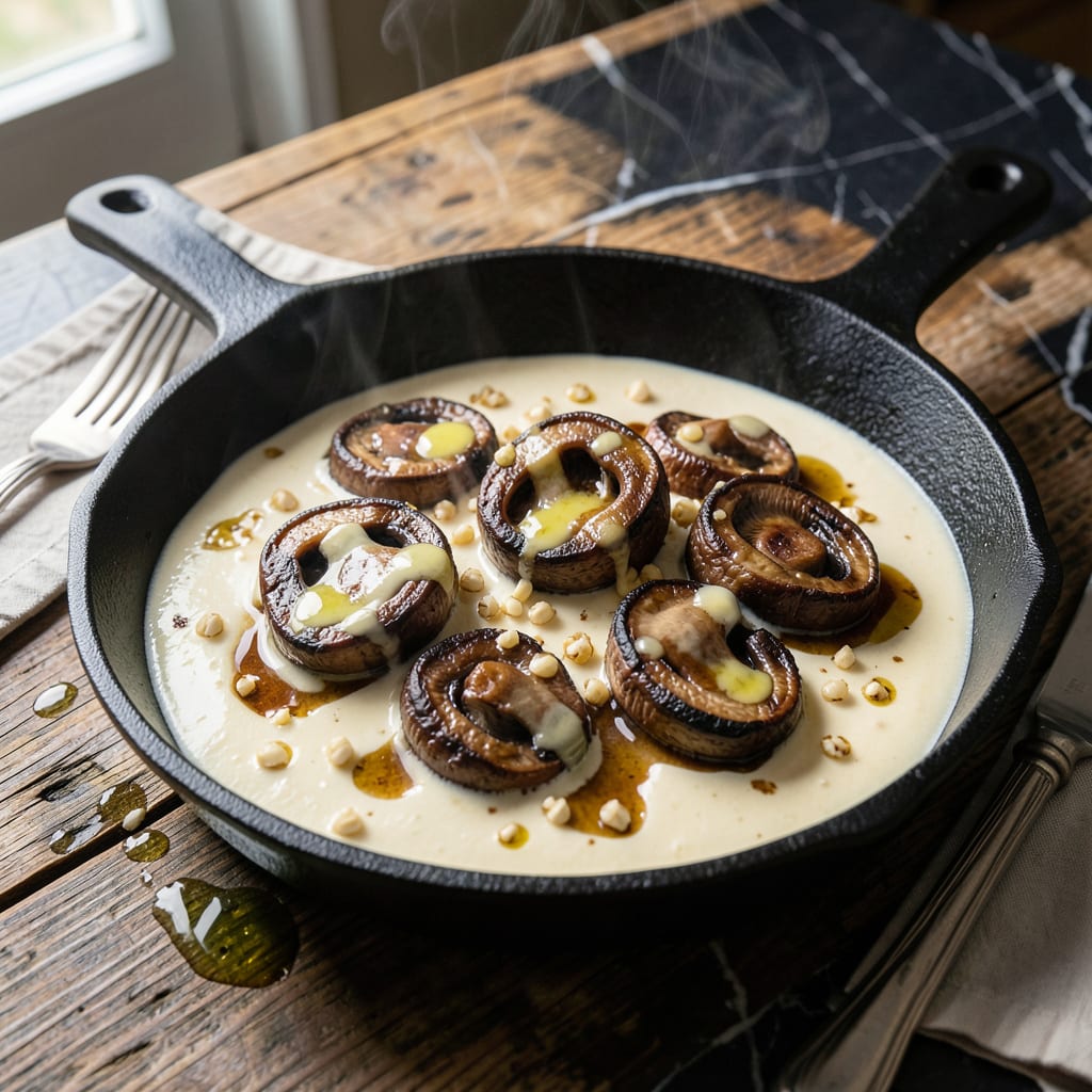 Texas Roadhouse Portobello Mushroom Sauce Recipe: Rich Umami Drizzle for Steaks detailed visual guide