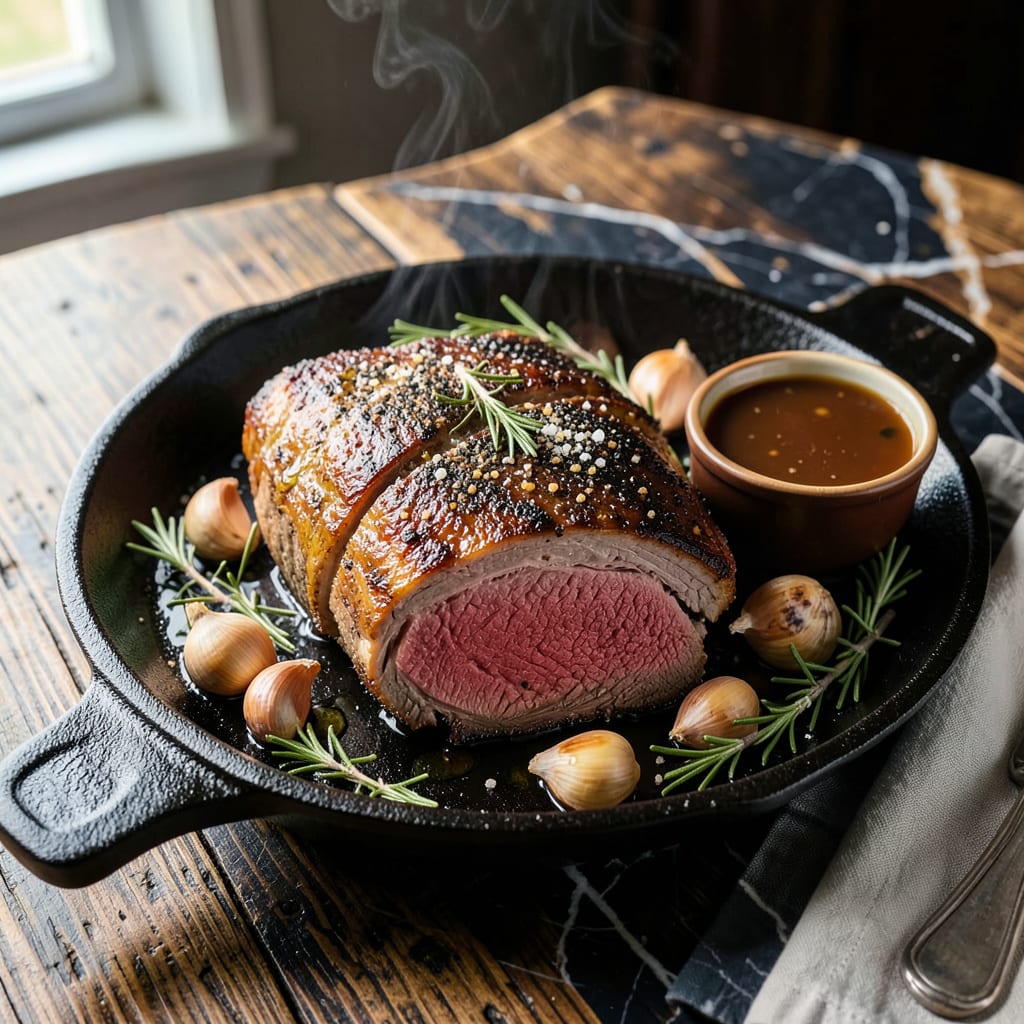 Complete Texas Roadhouse Prime Rib Au Jus Recipe: Steakhouse Style Juicy Slices overview image