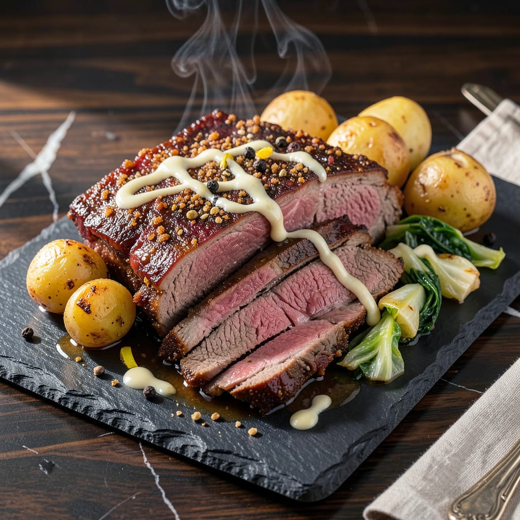 the best corned beef recipe illustration with key details