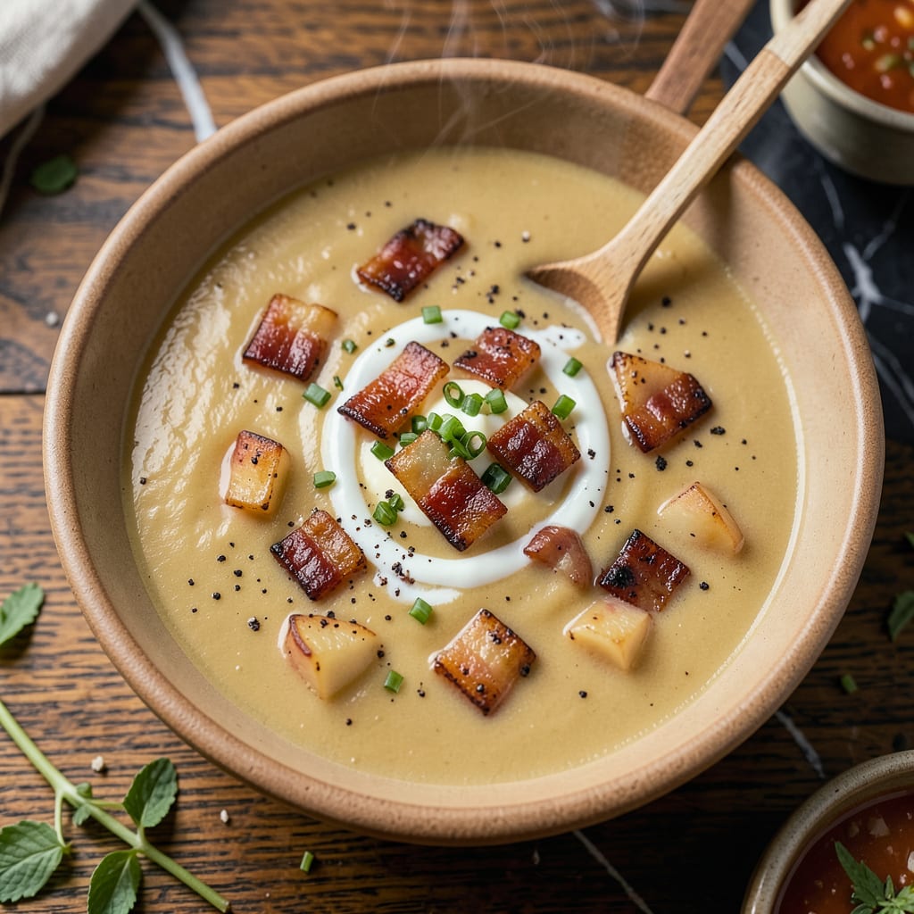 Complete Tony Roma's Baked Potato Soup Recipe: Creamy Comfort With Crispy Toppings overview image