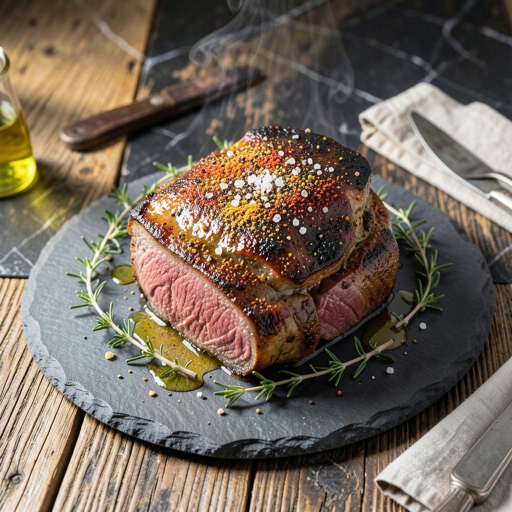 Visual representation of Top Round Beef Recipe: Lean and Flavorful Slow Cooked Masterpiece