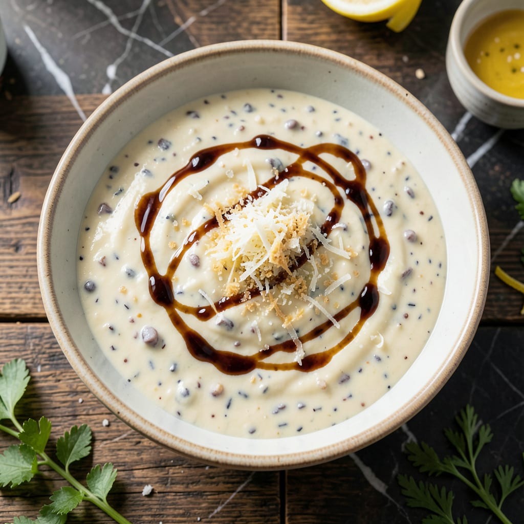 Traditional Caesar Salad Dressing Recipe: Classic Creamy Anchovy Emulsion detailed visual guide