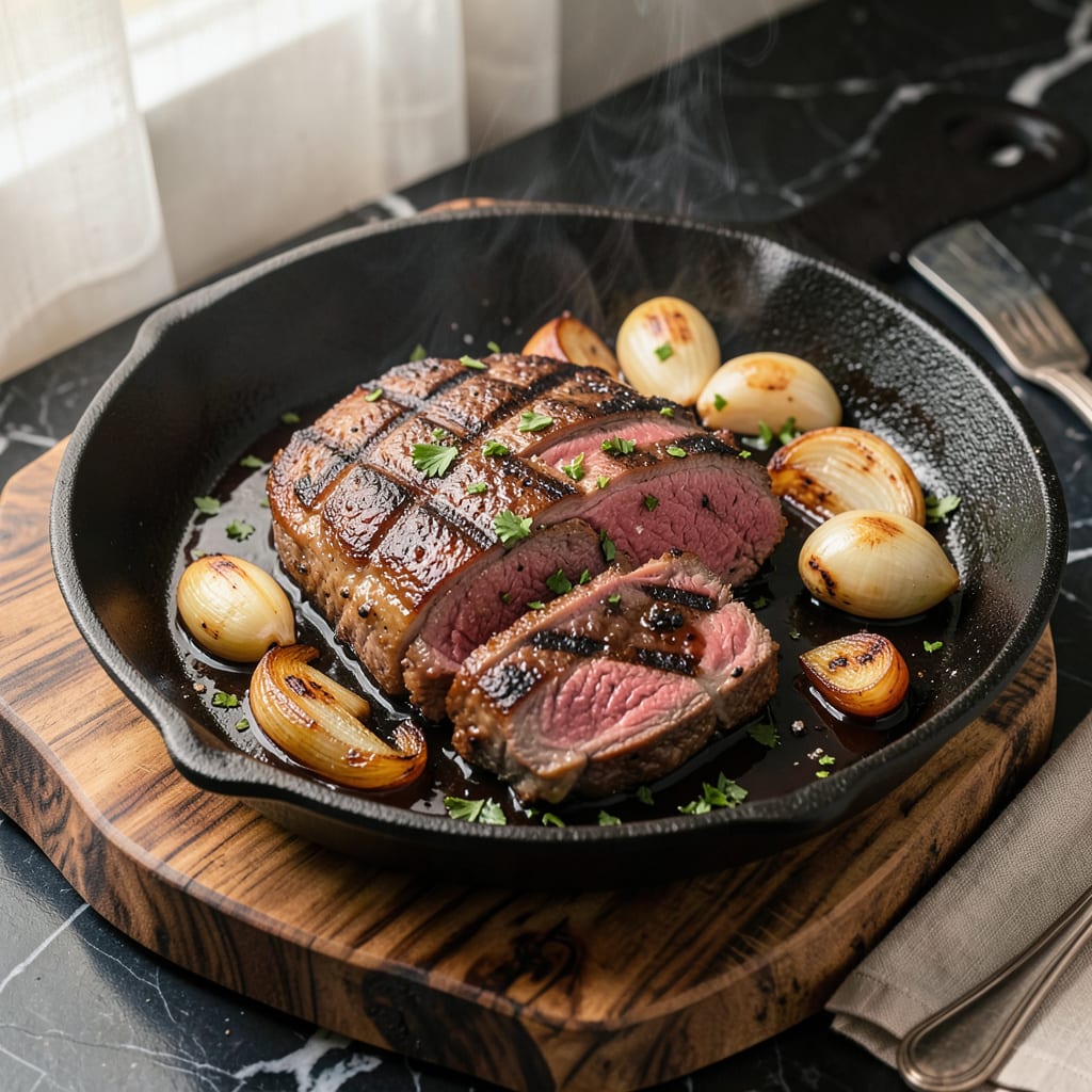 Tri Tip Recipe Cast Iron: Smoky Crust and Juicy Medium Rare Every Time illustration with key details