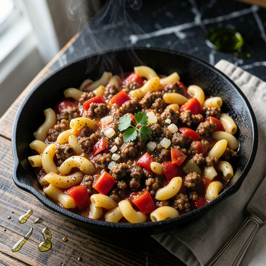 Visual representation of Trisha Yearwood Goulash Recipe: One Pot Hearty Family Favorite