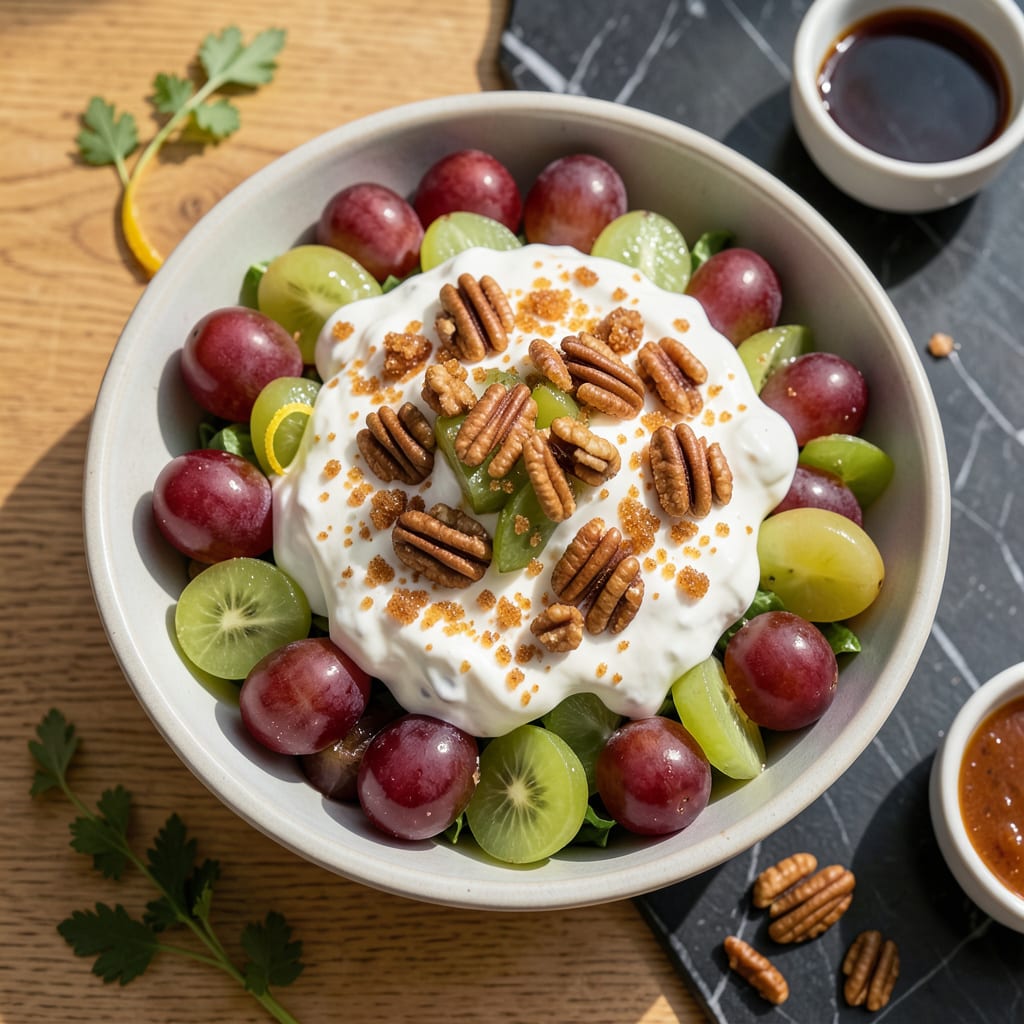 Comprehensive Trisha Yearwood Grape Salad Recipe: Creamy Brown Sugar Surprise visual reference