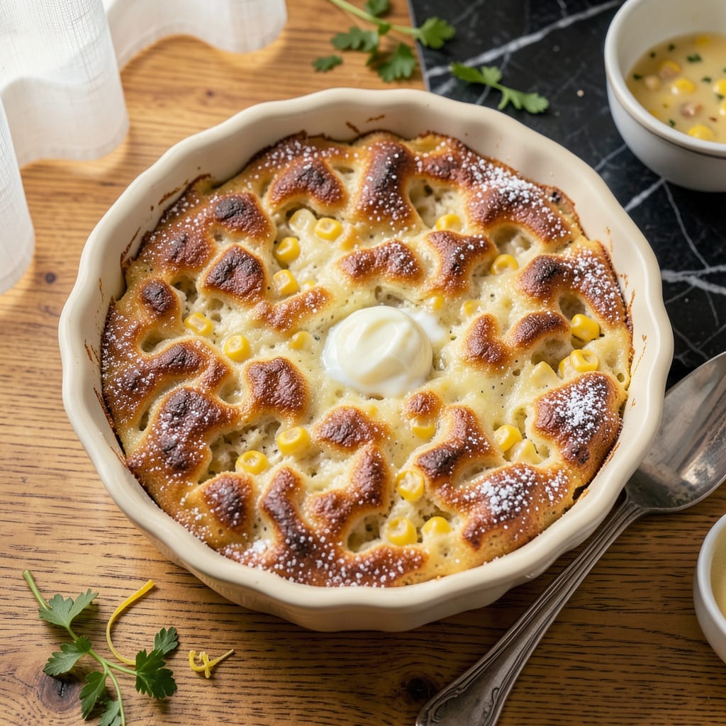 Visual representation of Ukrops Corn Pudding Recipe: Creamy Southern Comfort in Every Bite