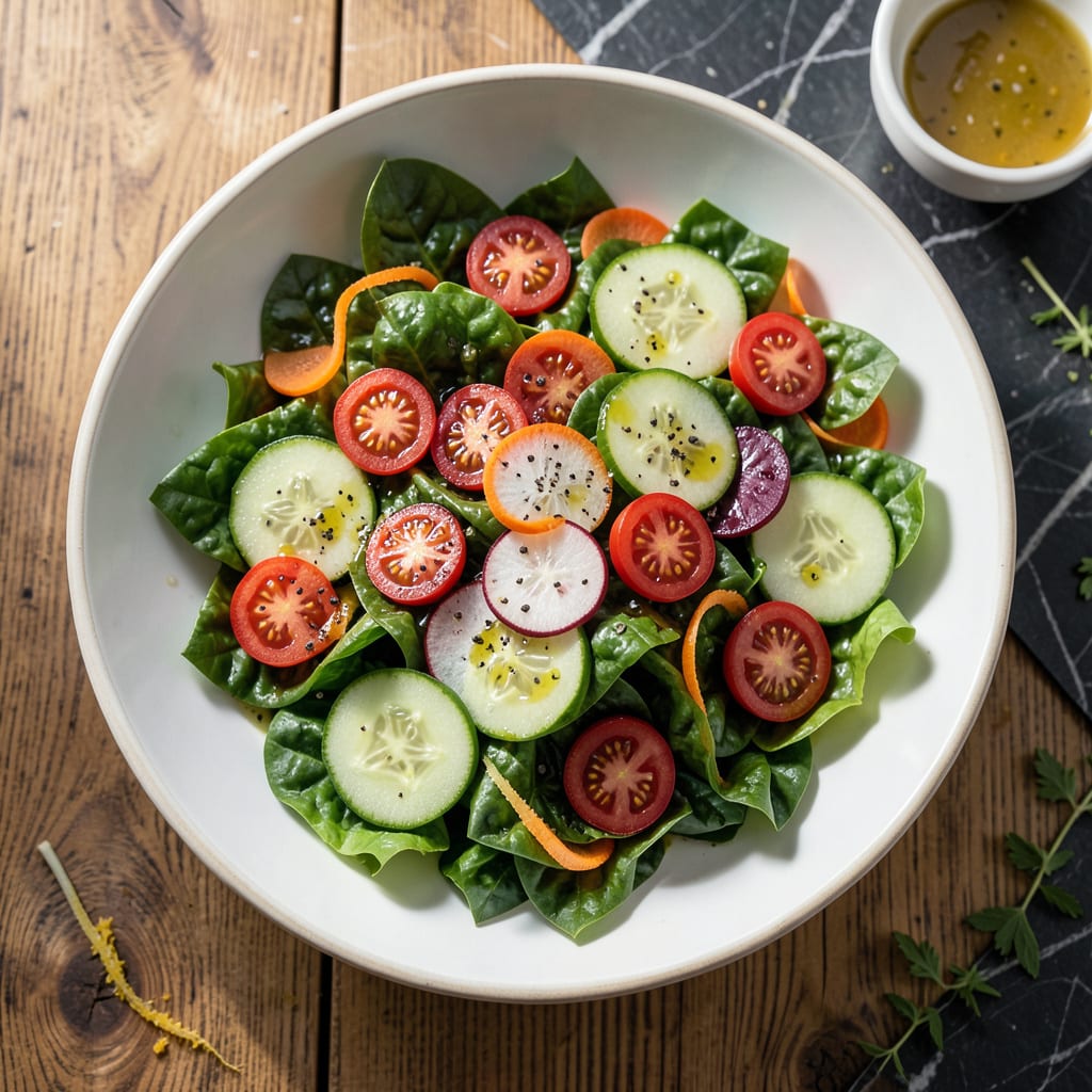Visual representation of Vegetable Chopper Salad Recipe: Quick Prep Freshness in Minutes