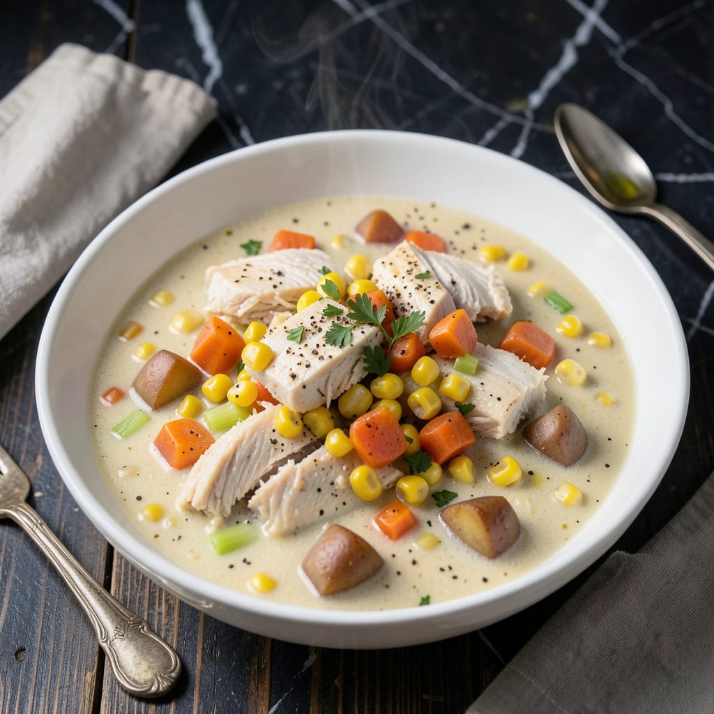 wawa chicken corn chowder recipe detailed visual guide