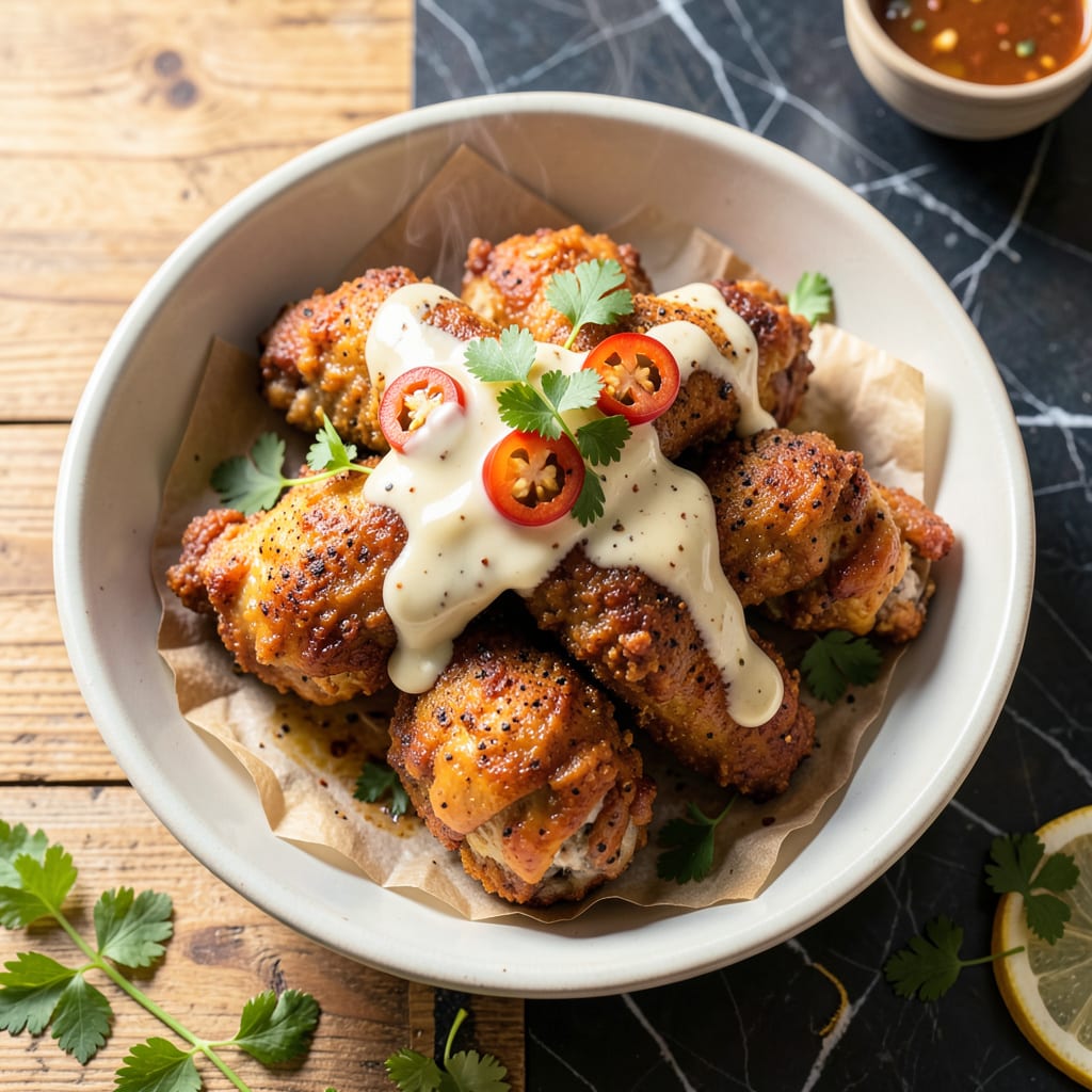 Complete Wet Batter Fried Chicken Recipe: Crispy Coating With Juicy Interior overview image