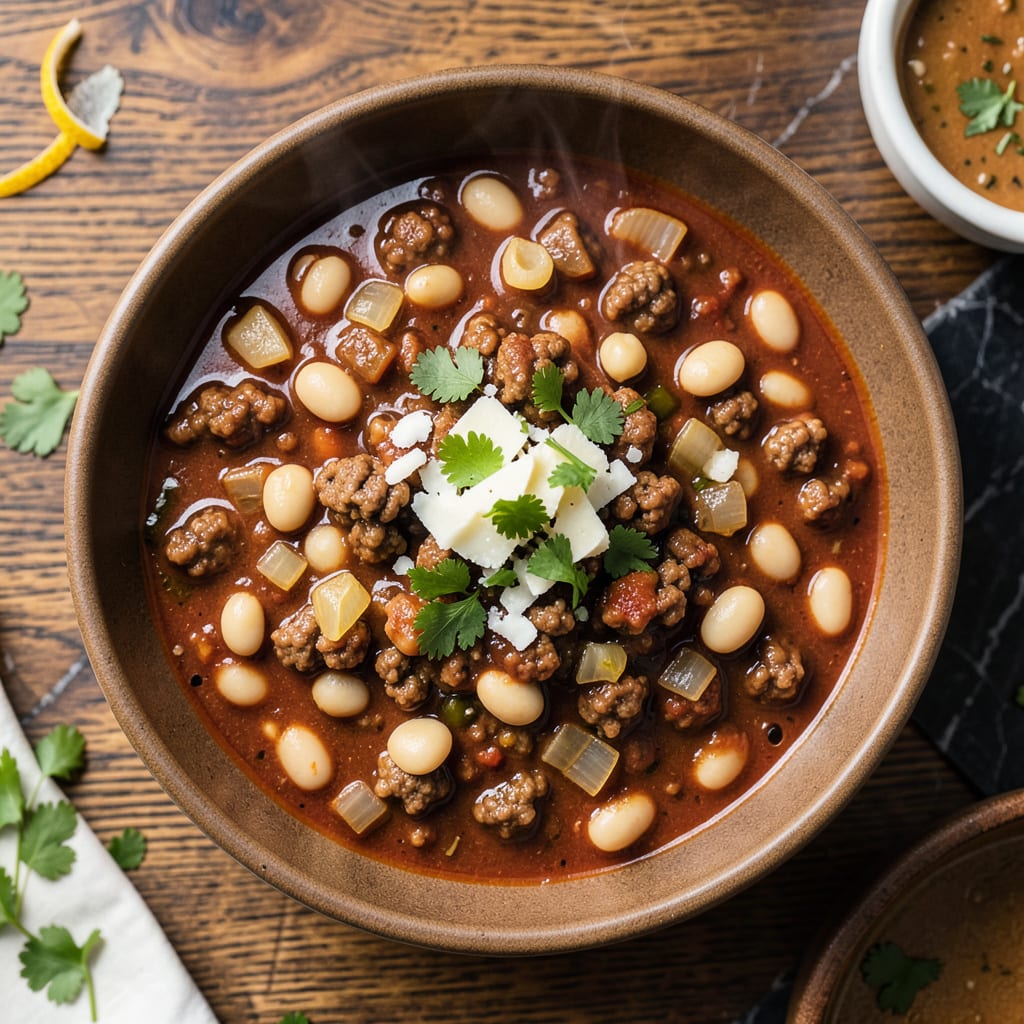 Whitey's Chili Recipe: Hearty Comfort With a Secret Kick illustration with key details