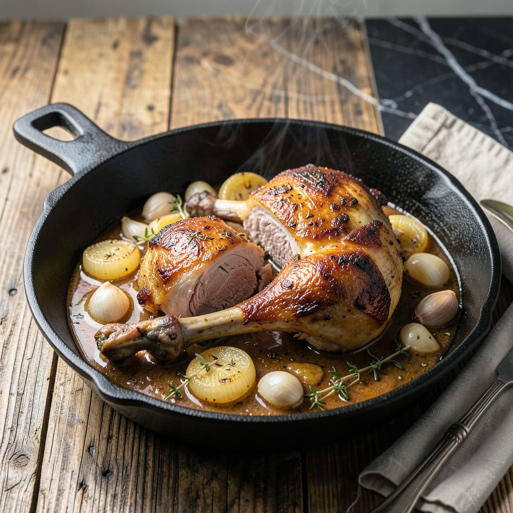 Complete Wild Turkey Leg Crock Pot Recipe: Slow Cooked to Fall Off The Bone Tenderness overview image