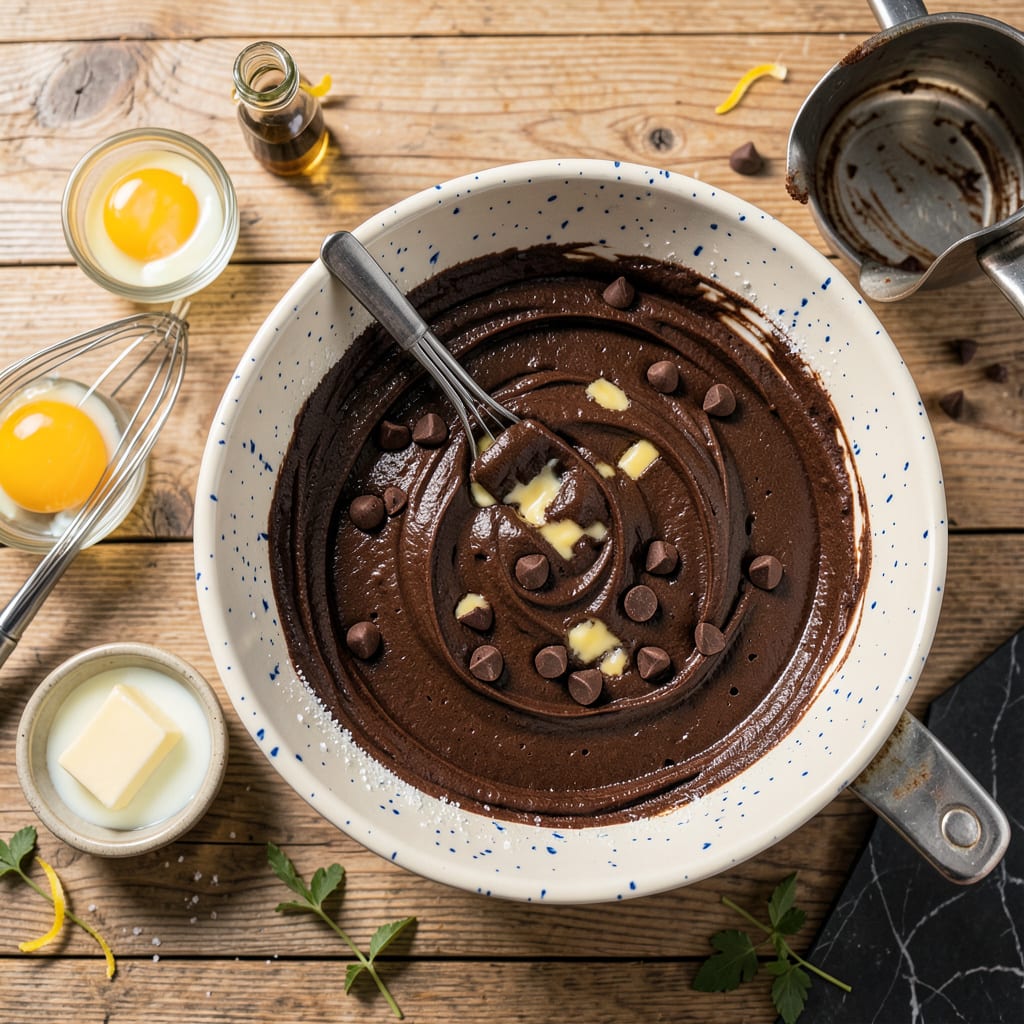 Winco Brownie Mix Recipe: Fudgy Chewy Edges in 30 Minutes example with annotations
