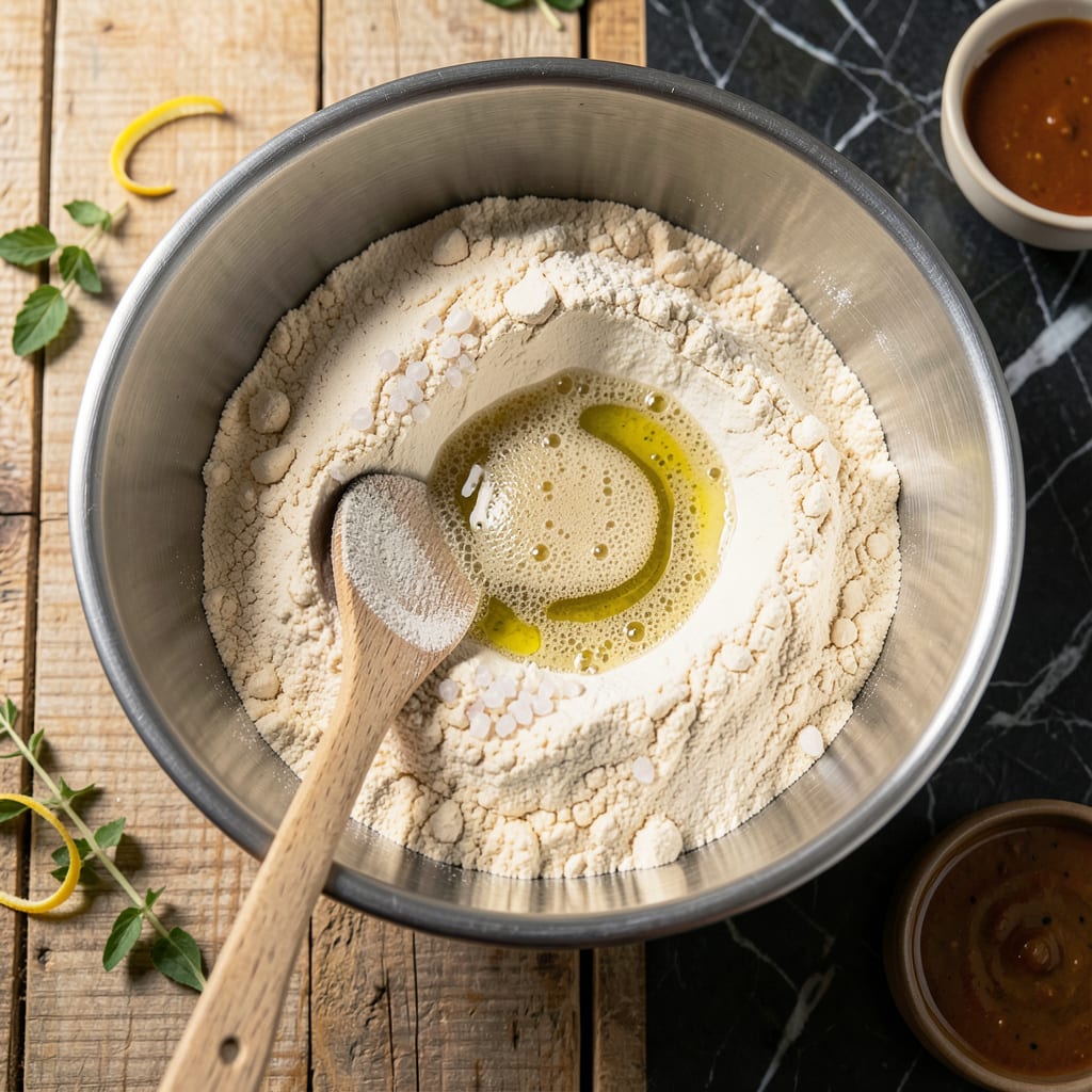 Visual representation of Winco Pizza Dough Recipe: Fluffy Crust with Chewy Texture