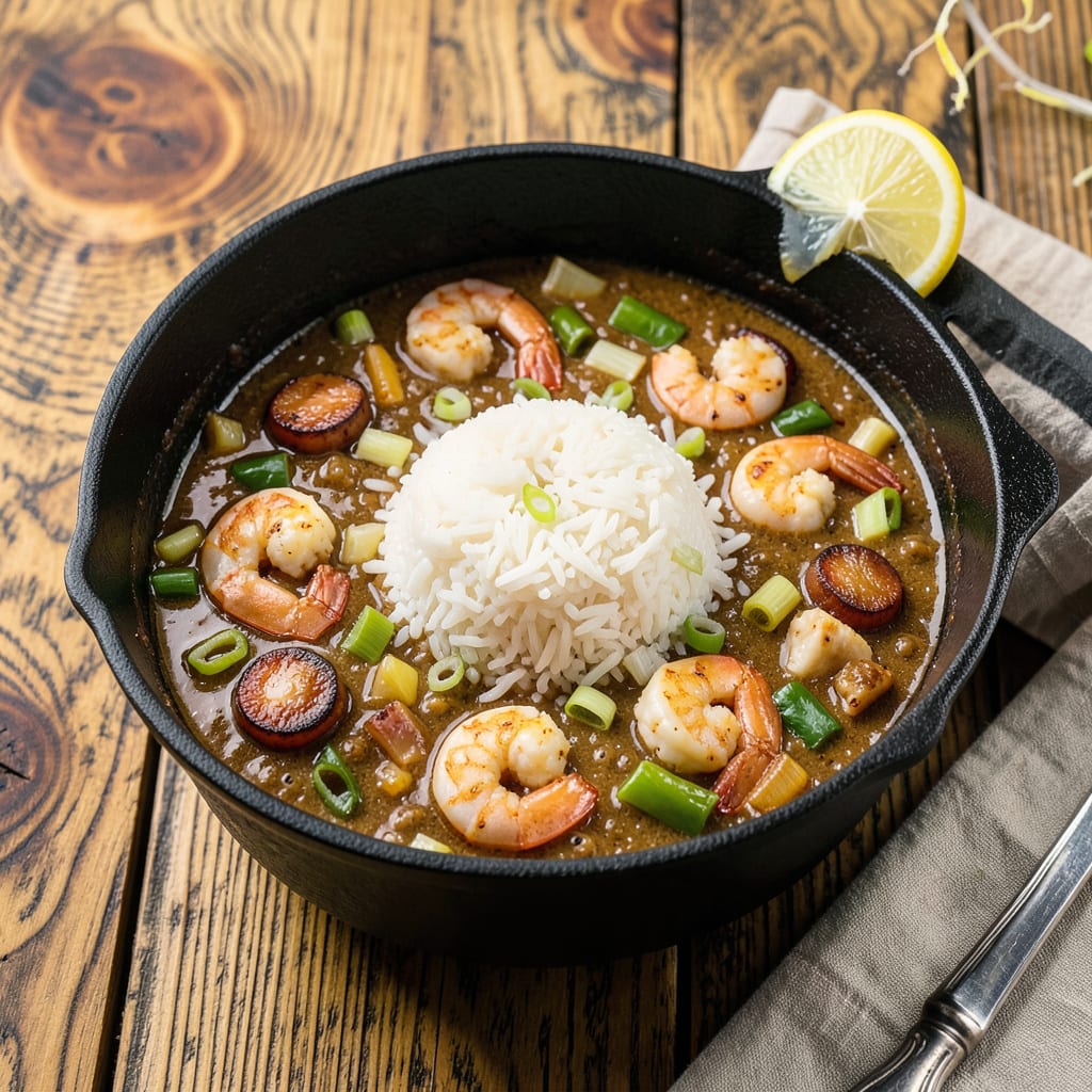 Visual representation of Zatarain's Gumbo Recipe: Authentic Louisiana Flavor in One Pot