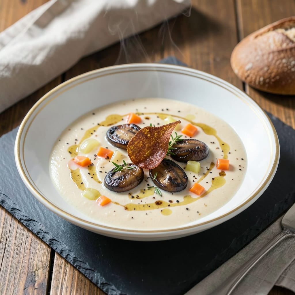 Complete Zupas Mushroom Bisque Recipe: Café Style Creaminess With Roasted Depth overview image