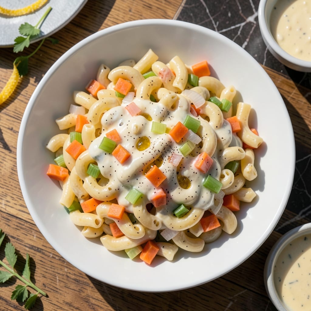 Mac Salad Recipe With Mayonnaise: Hawaiian-Style Creamy Crunch