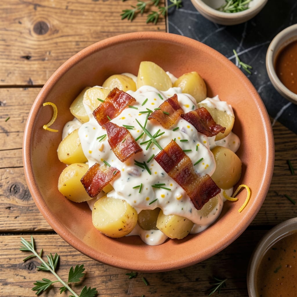 German Potato Salad Recipe With Sour Cream: Tangy Creaminess for Picnic Perfection