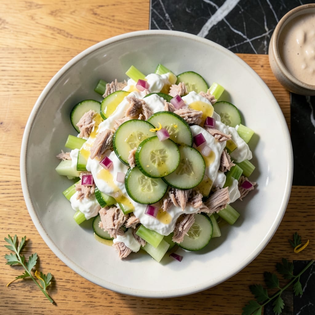 Healthy Tuna Salad Recipe No Mayo: Greek Yogurt Twist With Crunchy Veggies