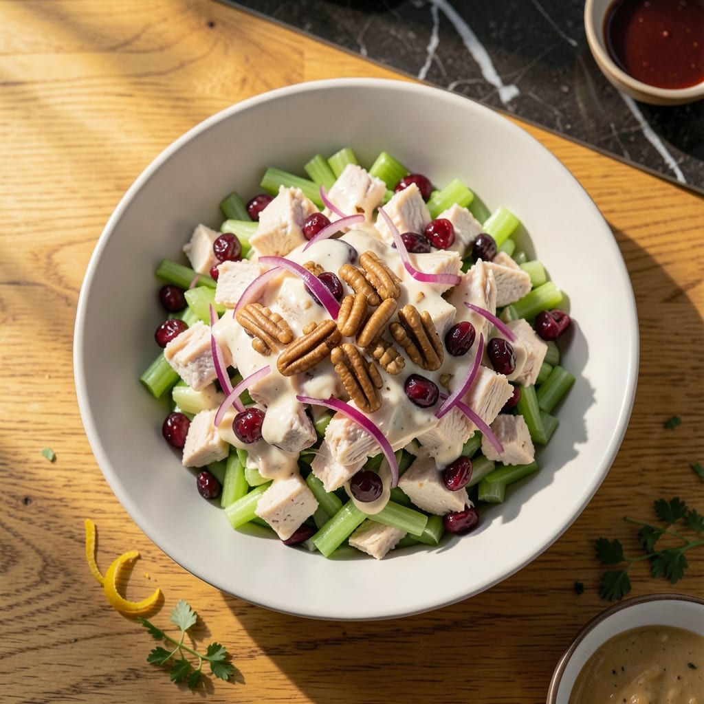 Turkey Salad Recipe With Dried Cranberries: Sweet-Tart Crunch for Lunch