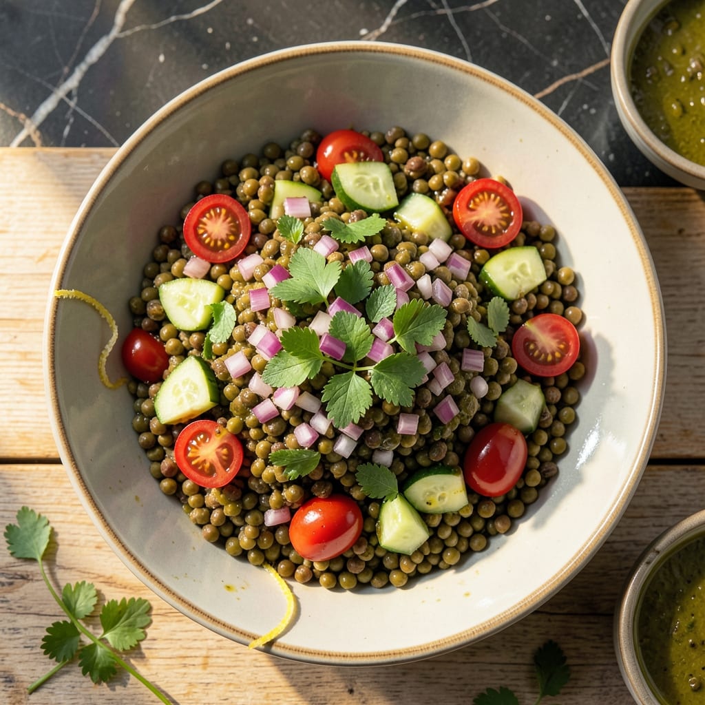 Lentil Salad Recipe Vegan: Protein-Packed Freshness With Herbed Dressing