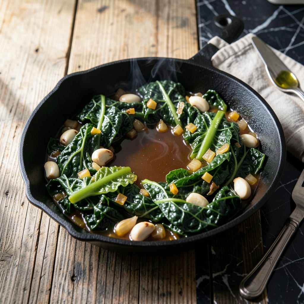 Collard Greens Recipe Without Ham Hocks: Smoky Vegan Flavor Boost