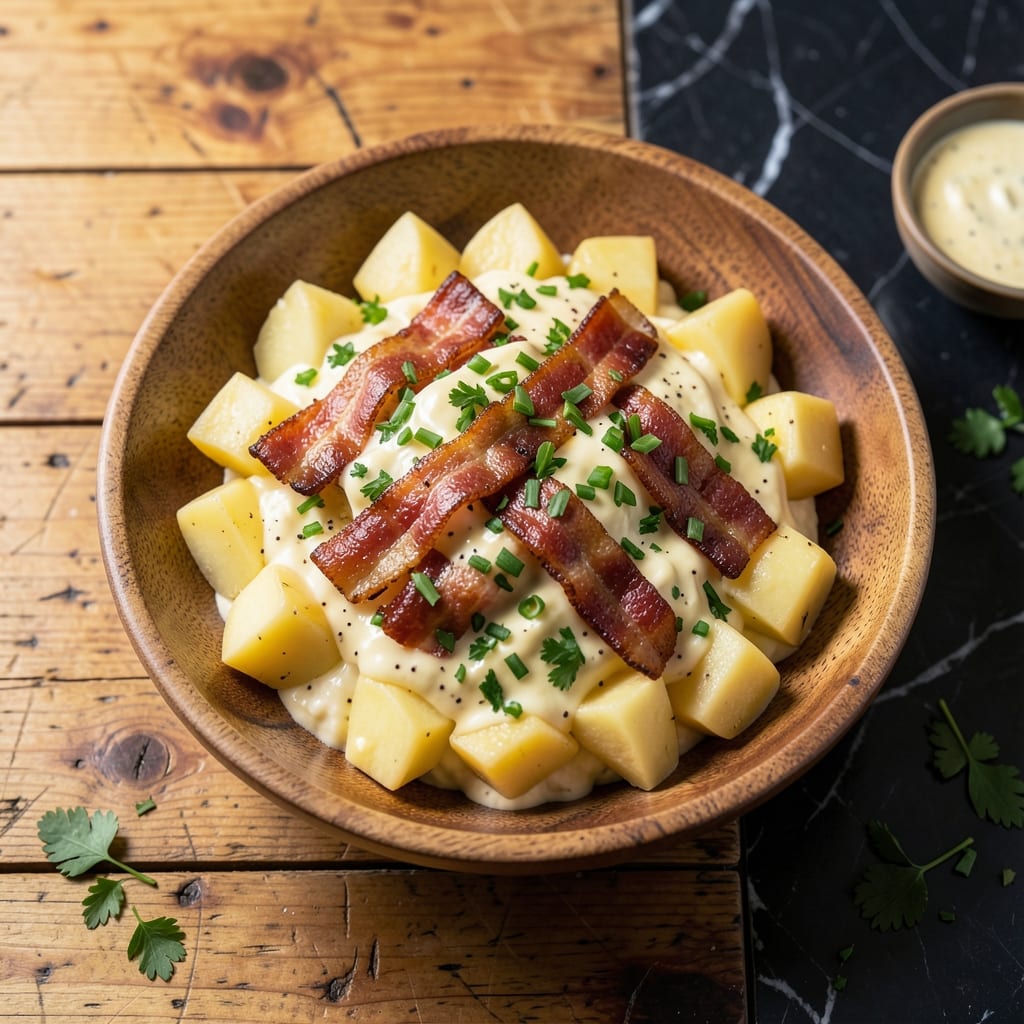 Jamie Oliver Potato Salad Recipe With Bacon: Smoky Crunch Meets Creamy Comfort