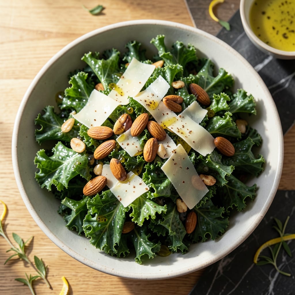 Kale Salad Recipe Pioneer Woman: Massaged Greens With Parmesan Crunch